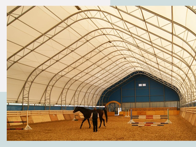 Строительство конных манежей в Апшеронске