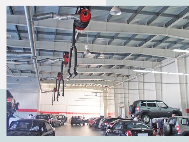 Строительство автосалонов из металлоконструкций от 615 руб.