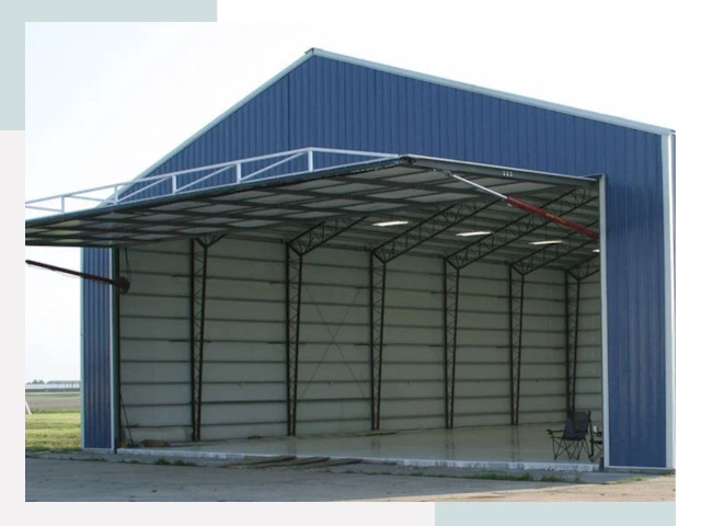 Прямо стенные ангары в Апшеронске