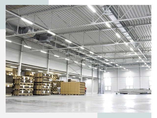 Освещение ангаров в Апшеронске