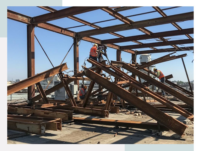 Демонтаж металлоконструкций в Апшеронске от 615 руб.