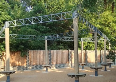 Терраса из металлоконструкций под ключ, проектирование, изготовление и монтаж от СтальСтрой-Пшр